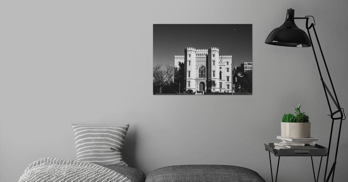 'Old Louisiana Capitol' Poster by Daniel Hibbard | Displate