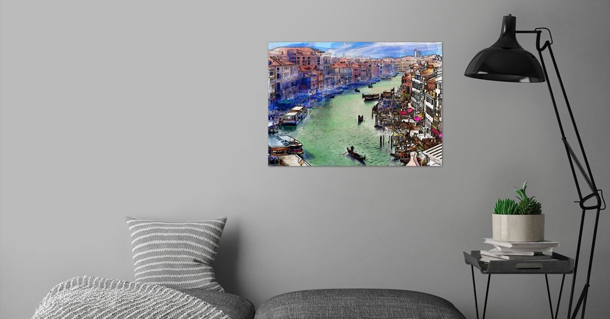 'A Busy Sea Port ' Poster by ISAAC SEYMOUR | Displate