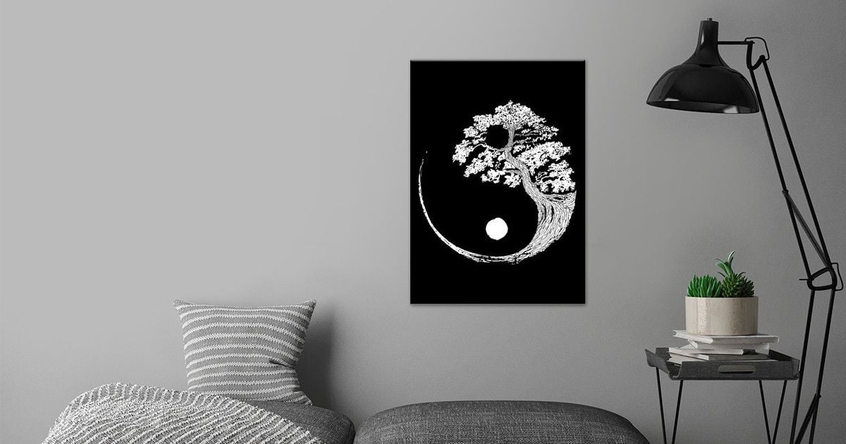 'Yin Yang Bonsai Tree Japan' Poster by SWAYSHIRT | Displate