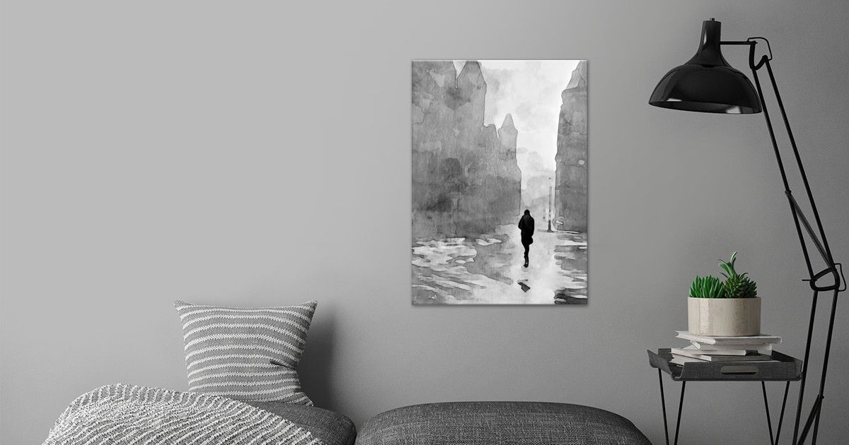 'The Lonely Walker ' Poster by ISAAC SEYMOUR | Displate