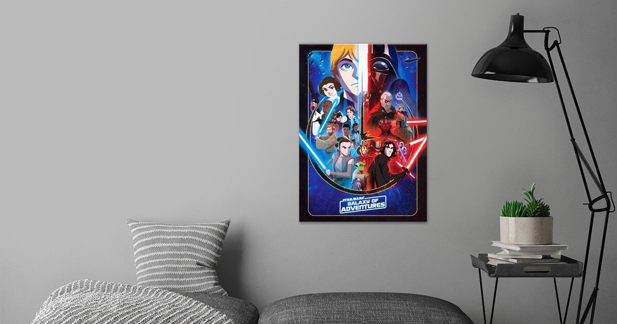 'Galaxy of Adventures' Poster by Star Wars | Displate