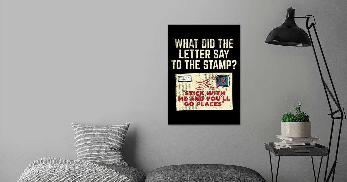 'What Did The Letter Say To' Poster by Uwe Seibert Displate