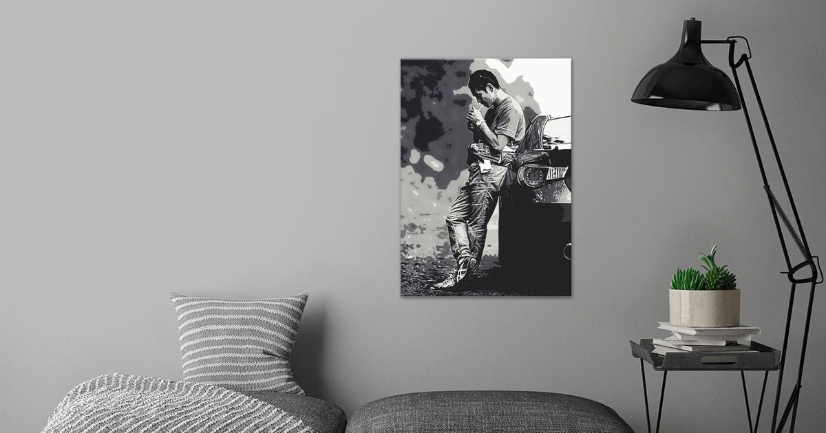 'keiichi tsuchiya' Poster by Thogi Gio | Displate