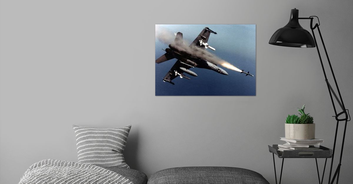 'RAAF F18 Hornet Aesthetic ' Poster by Mission Command | Displate