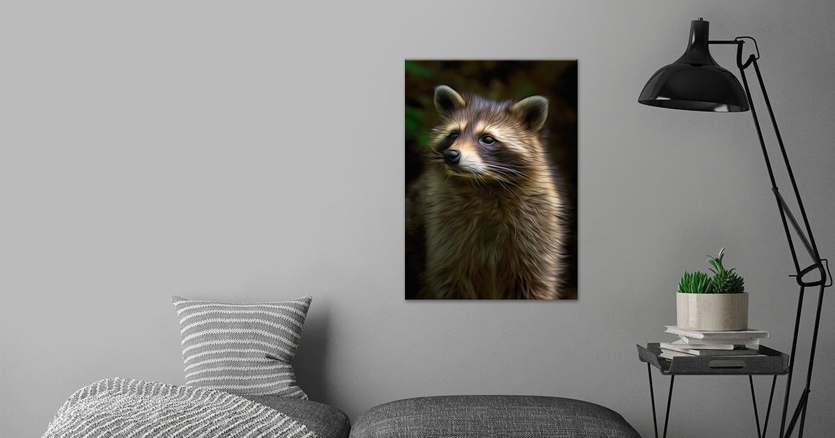 'Tres Marias Raccoon' Poster by Armstrong | Displate