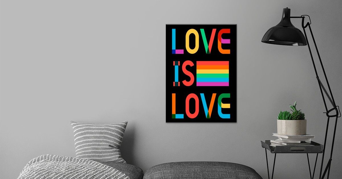 'Love Is Love' Poster by Jaminten . Displate