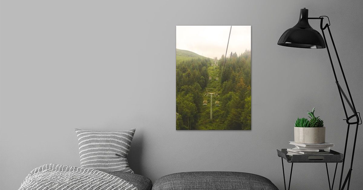 'Ben Nevis Cable Car' Poster by Kash Gaddam Displate