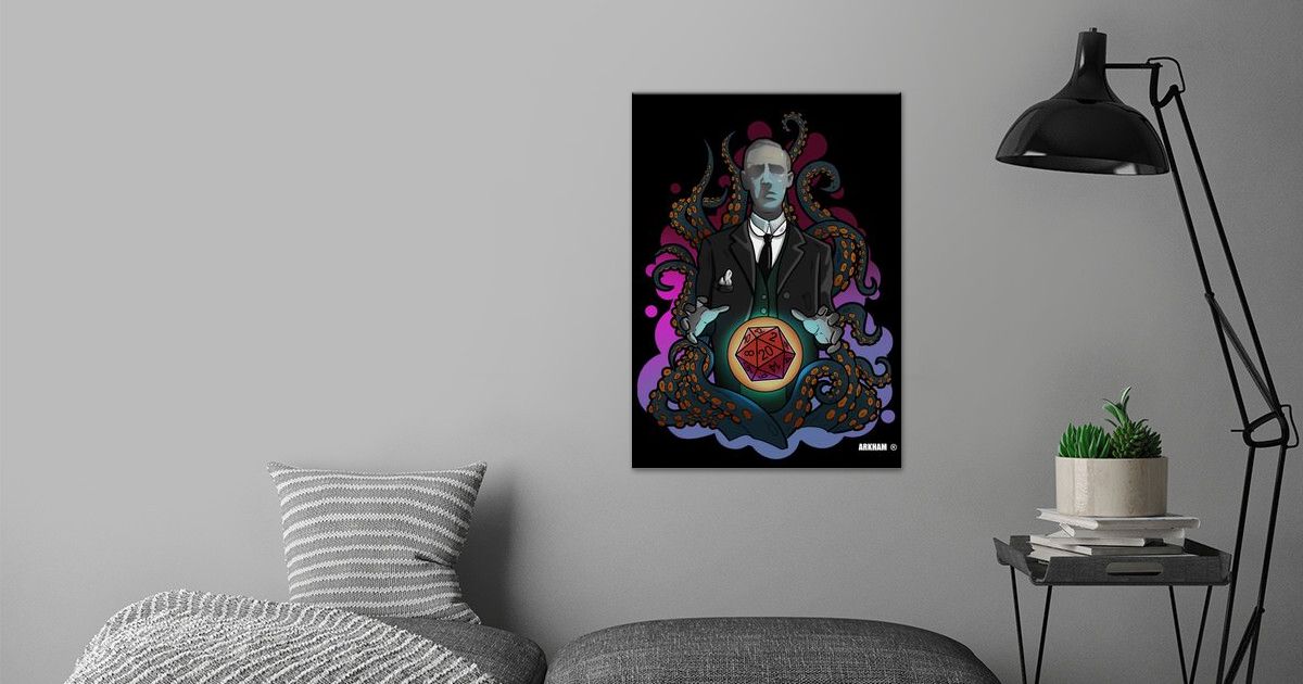 'Lovecraft Gaming Roleplay' Poster by Schimmi Szymczak | Displate