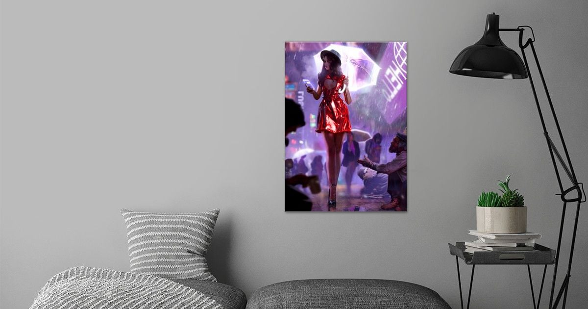 'City Girl' Poster by Na0hArt | Displate