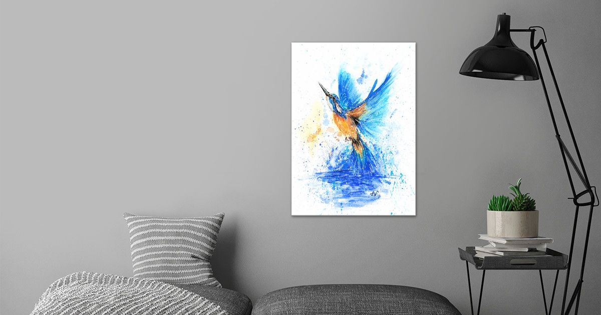 'Between Water And Air' Poster by LaraEmilieWieser | Displate