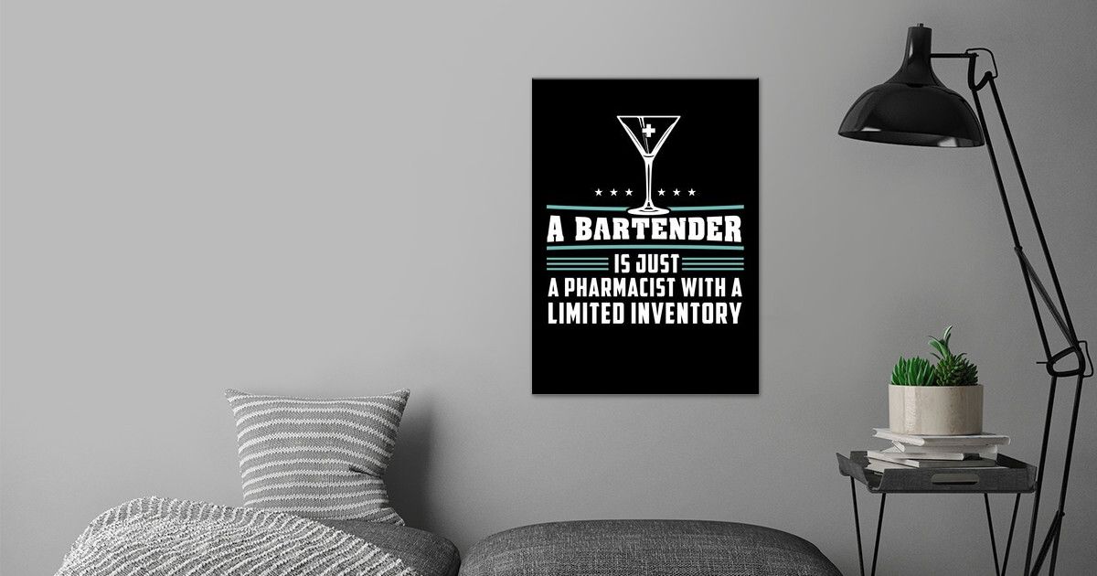 Bartender Poster By Shiva Displate