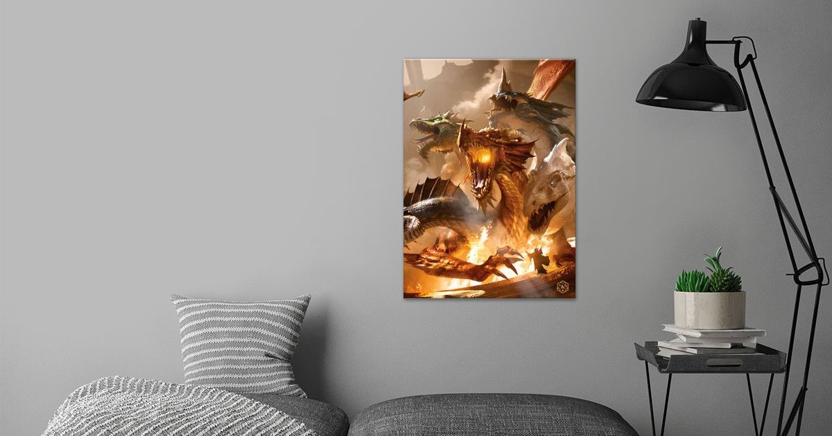 'The Rise of Tiamat' Poster by Dungeons and Dragons | Displate