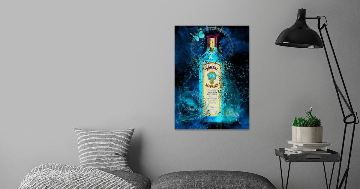 'Bombay Saphire' Poster by Emma Parrish | Displate
