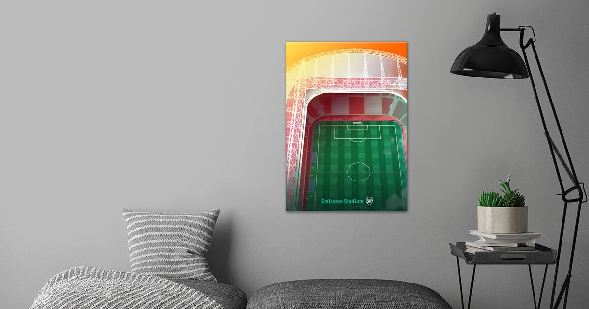 Emirates Stadium Top View Poster By Arsenal Displate