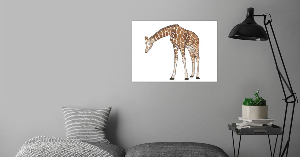 'Giraffe' Poster by Anime Manga | Displate