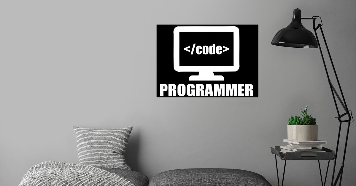 'Programmer' Poster by Designzz | Displate