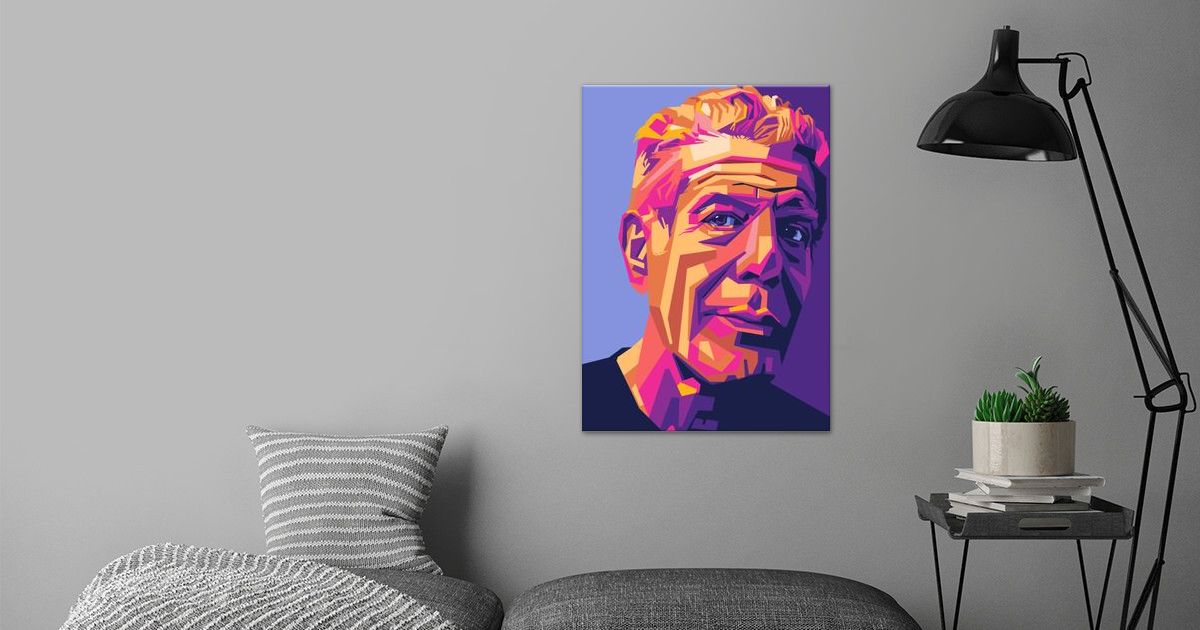 'anthony bourdain wpap' Poster by Fanth | Displate