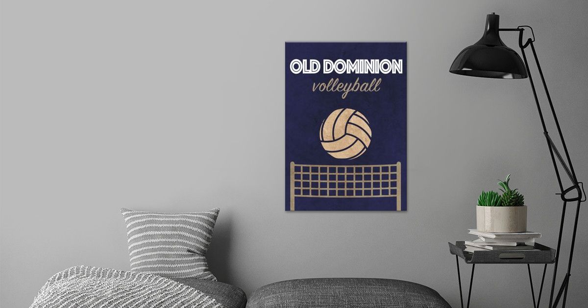 'Old Dominion Volleyball' Poster by Design Turnpike Displate