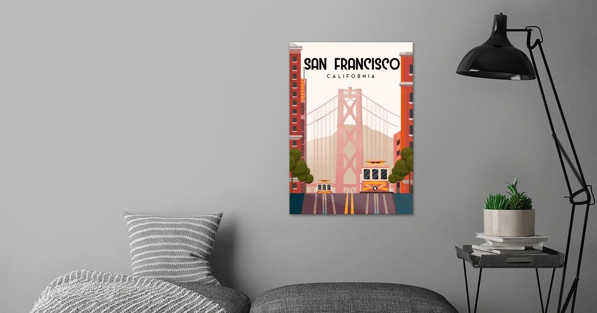 San Francisco 1' Poster by Caravan Studio | Displate