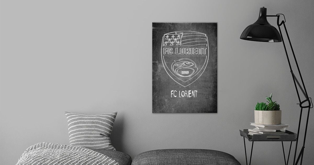 'FC Lorient' Poster by AD art | Displate