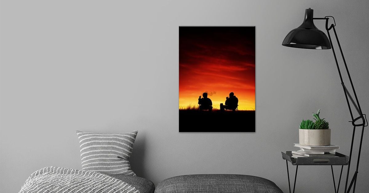 'Walter Jesse Sunset' Poster by Sylvain Nadeau | Displate