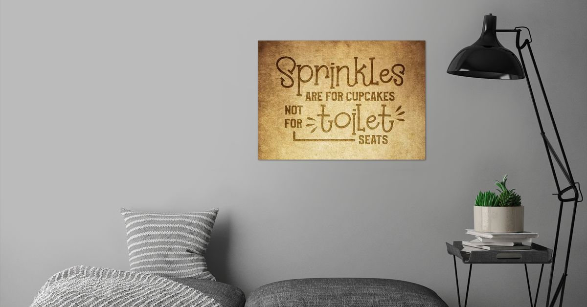 'Toilet' Poster by Kenny Studio Displate