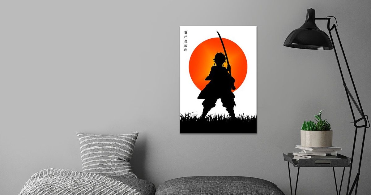  Demon Slayer Silhouette Poster By Art Qlie Displate