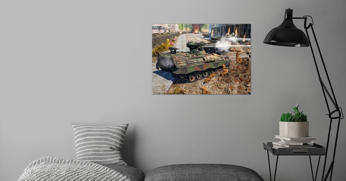 'German IFV Marder' Poster by filmbildfabrik | Displate