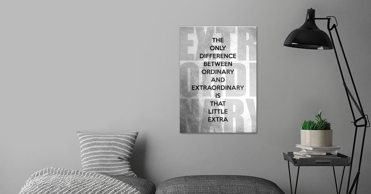 'extraordinary Definition' Poster By Abconcepts 