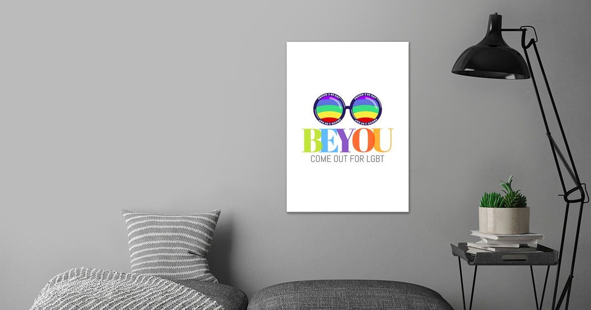 'Be You Come Out LGBT' Poster by thetshirtshop2020 | Displate