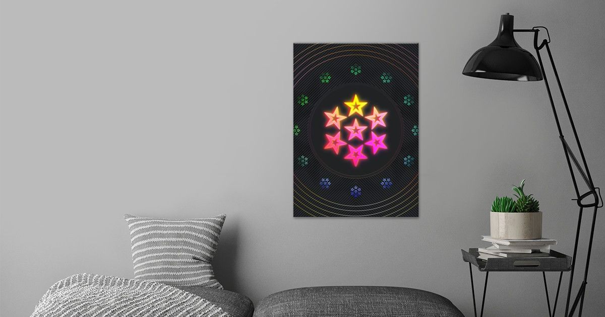 'Magic Glyph Circle Rune' Poster by Holy Rock Design | Displate