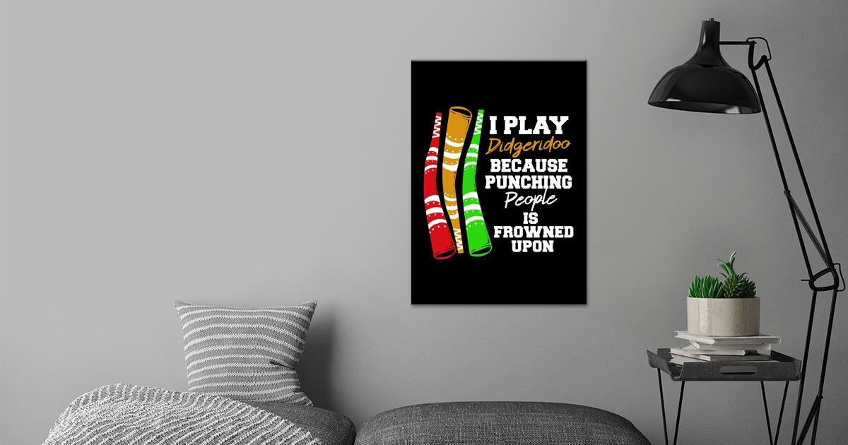 'Funny Didgeridoo' Poster by FunnyGifts Displate