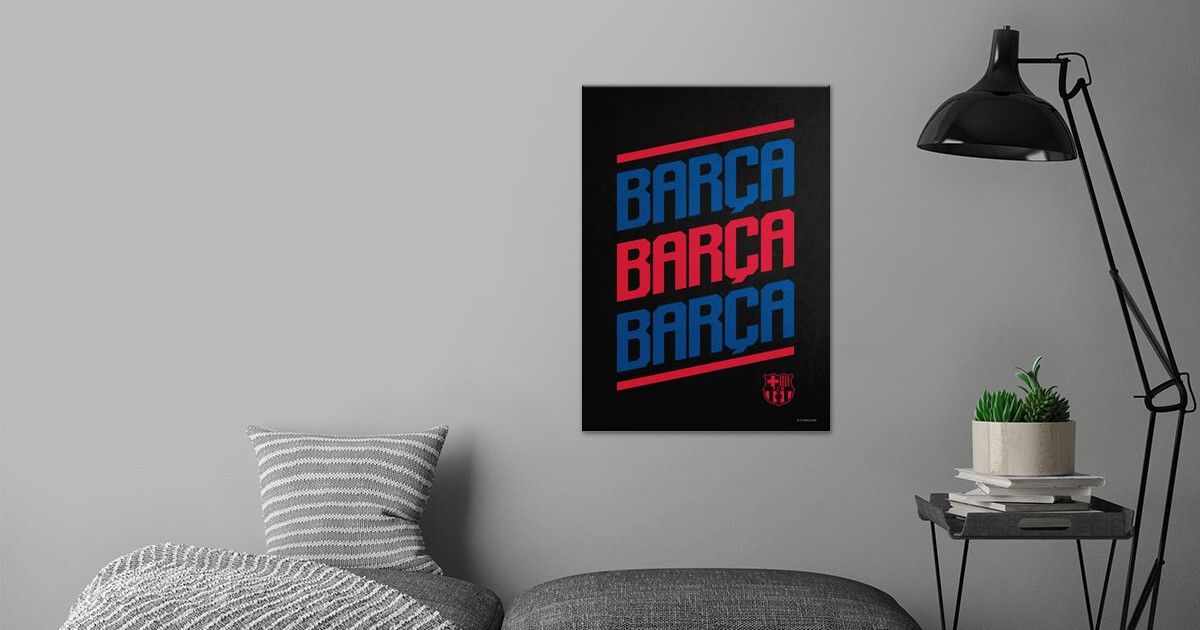 'Barca Blue Red' Poster By Barça | Displate