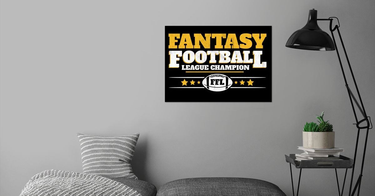 'Fantasy Football League' Poster by SWAYSHIRT Displate