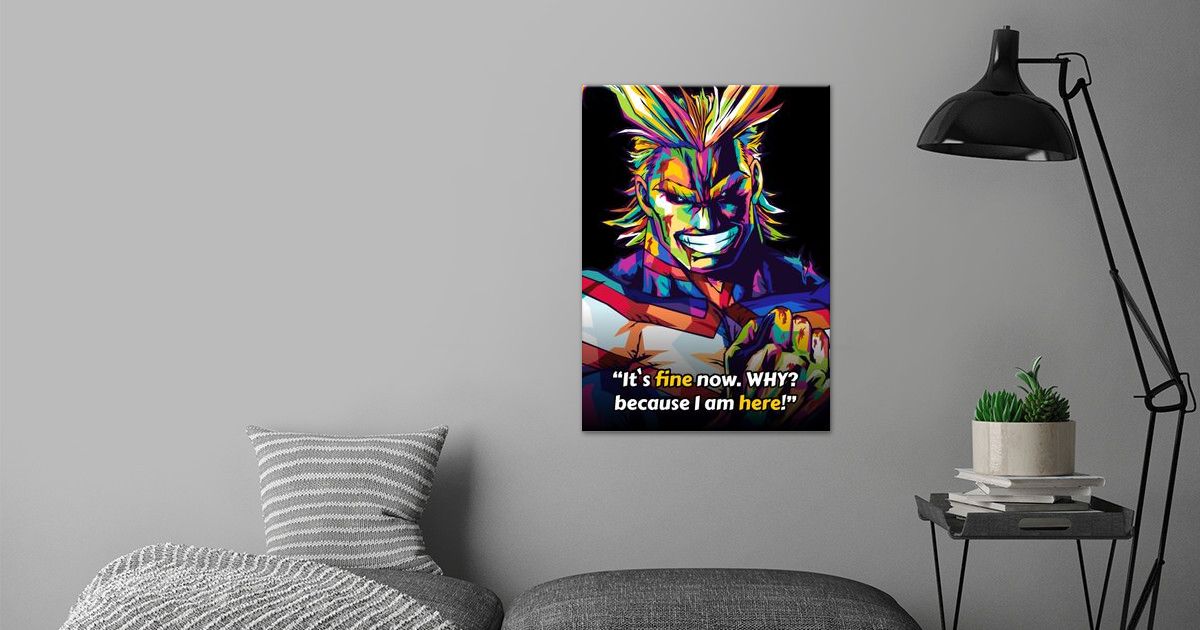 Myhero Pop Art Poster By Shichiro Ken Displate