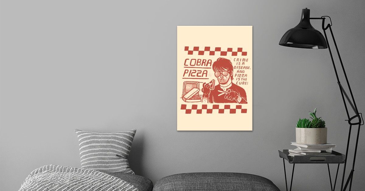 'Cobra pizza' Poster by Louis roskosch | Displate