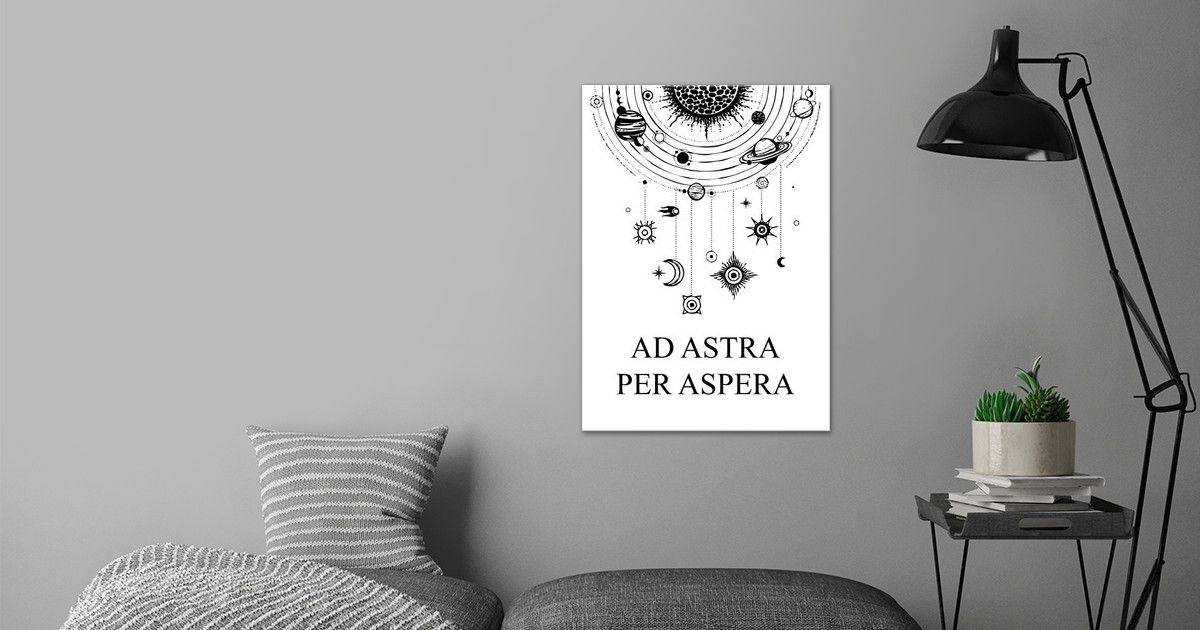 'Ad Astra Per Aspera LP' Poster by ABConcepts | Displate