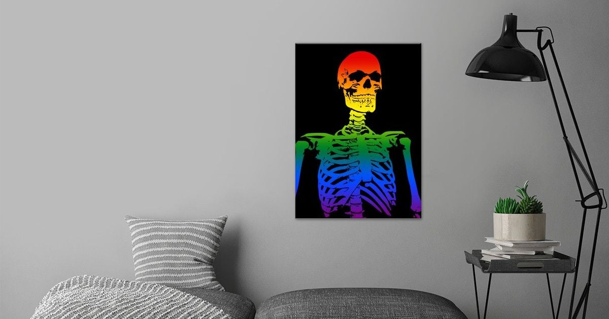 'Gay Skeleton' Poster by MintInvestmentsLLC | Displate