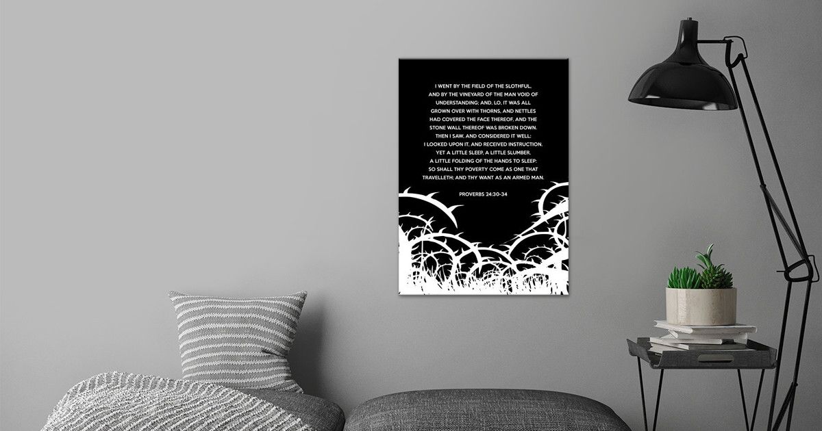 Proverbs 24 30 34 Poster By ABConcepts Displate proverbs-24-30-34-poster-by-abconcepts-displate