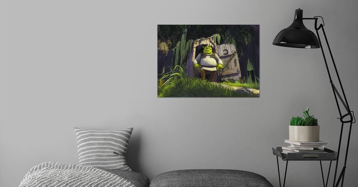'Morning routine' Poster by Shrek | Displate