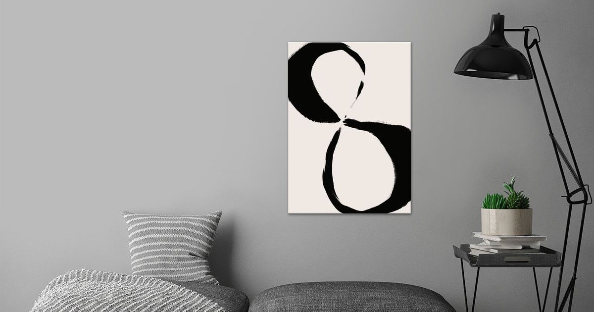 'Abstract Eight Number' Poster by dkDesign | Displate