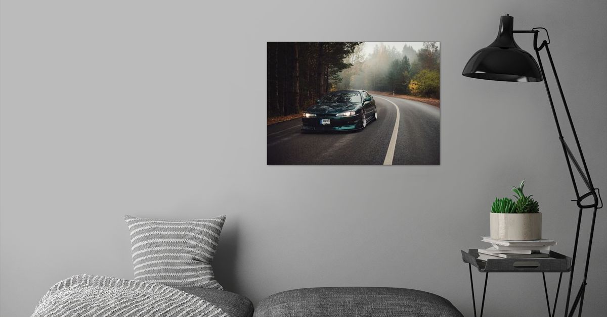 'Tuned Nissan JDM car' Poster by Martynas | Displate