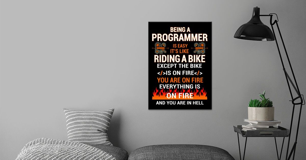 'Programmer ' Poster by Metal Posters | Displate