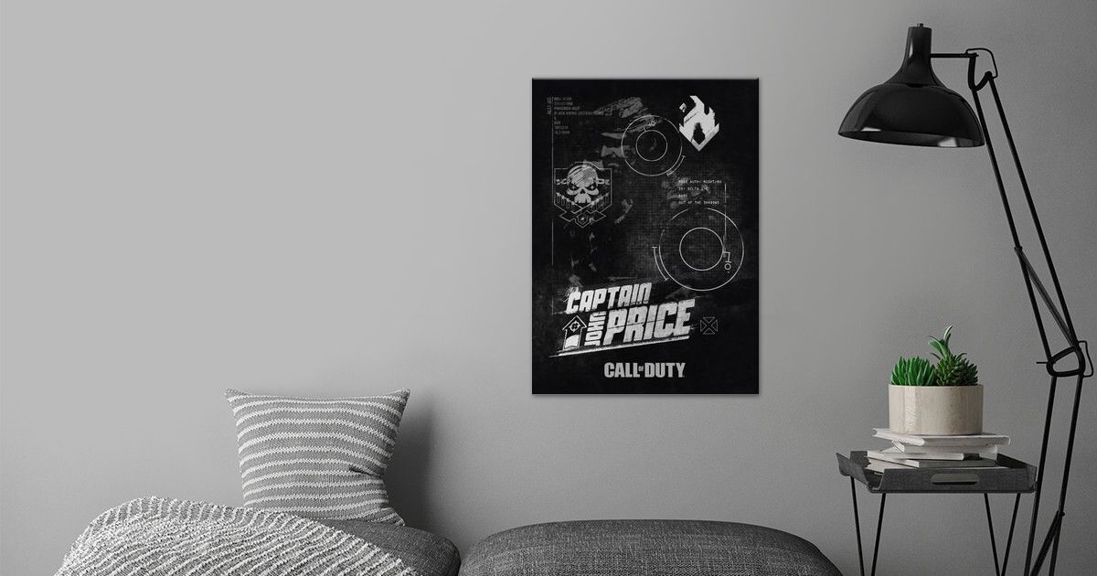 'Captain John Price' Poster by Call of Duty | Displate