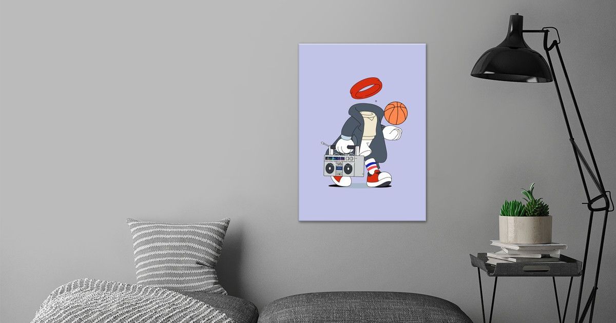 'Basketball invisible' Poster by UNIKORN | Displate