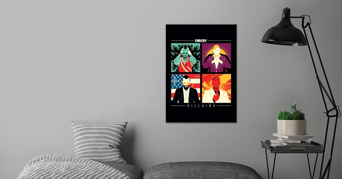  FC Antagonists Poster By Far Cry 6 Displate