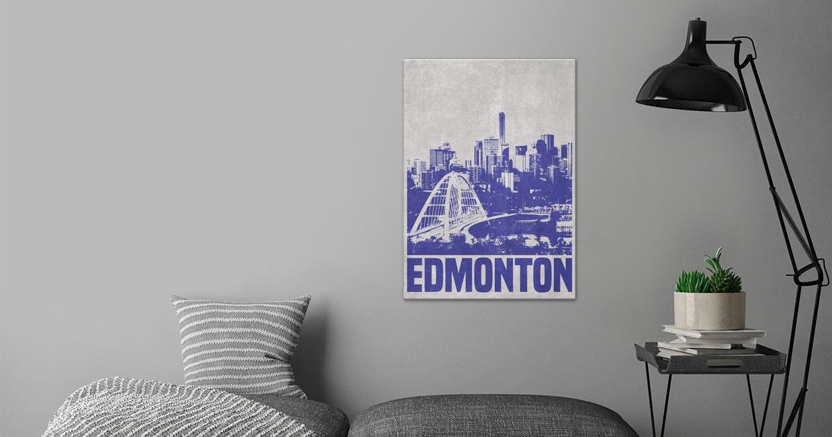 'Edmonton' Poster by denvector Displate