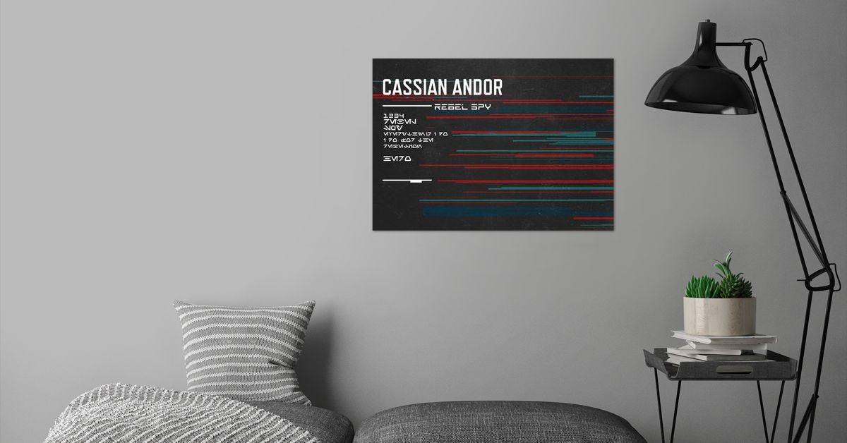 'Cassian Andor card' Poster by Star Wars | Displate