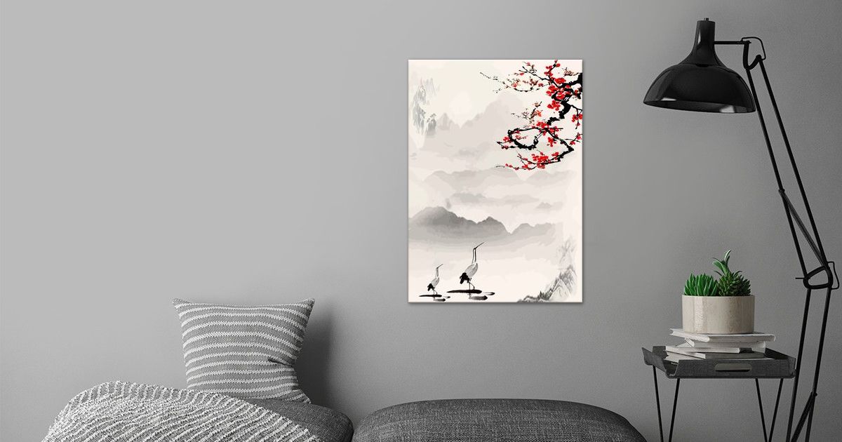 'China landscape' Poster by Chisato Nishikigi Displate