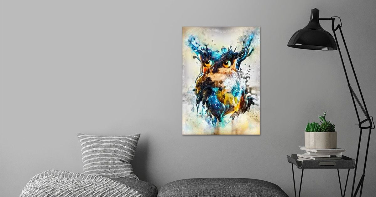 'Owl' Poster by Alfonso Navas | Displate
